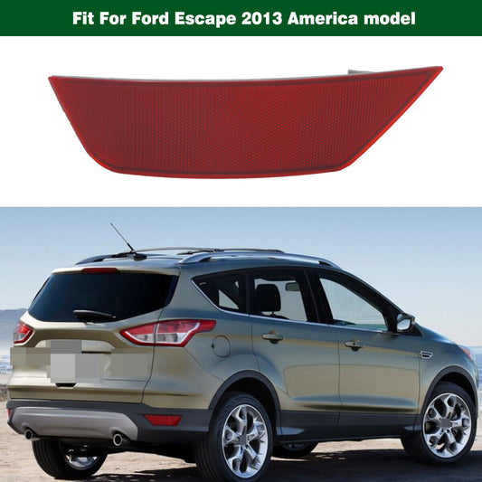 Rear Bumper Reflector Light Lamp Left Fit for Ford Escape 2013 2014-2016 Version