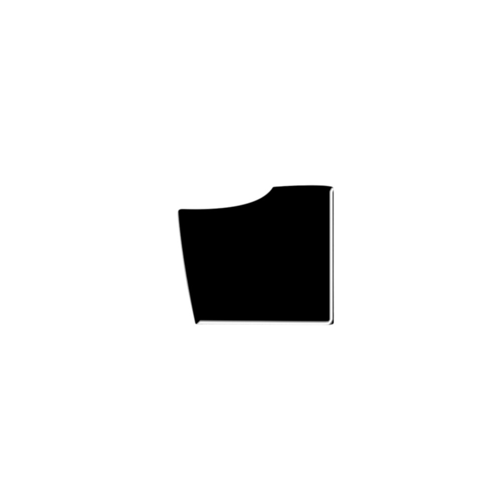 Gloss Black Right of Dashboard Cover Trim For Colorado 2004-2012/ for Canyon 2005-12