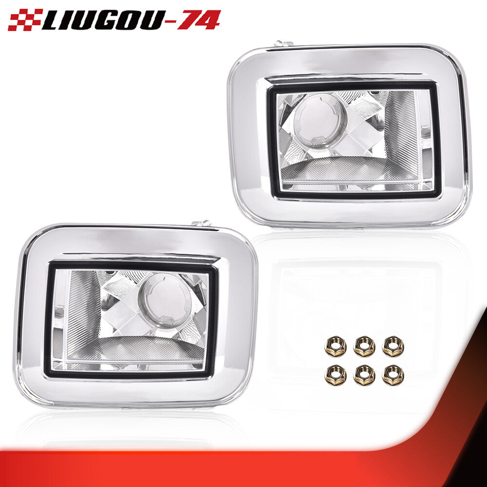 2-piece front parking signal light set suitable for 03-08 H2 for Hummer and 05-08 H2 SUT clear/chrome.