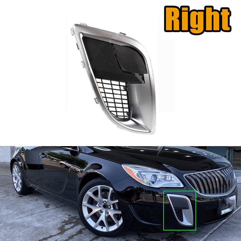 Right for Buick Regal GS 2012-2017 Front Bumper Fog Light Lamp Frame Lid Bezel