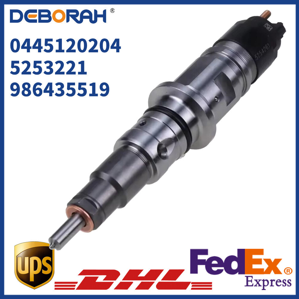 NEW common rail fuel injector 0445120204 5253221 986435519 For ISDE