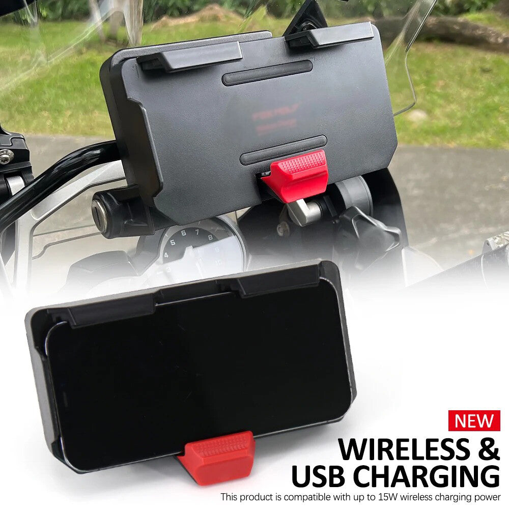 Wireless Charge Mobile Phone Navigation Bracket F900GS R1250GS Wireless Charging