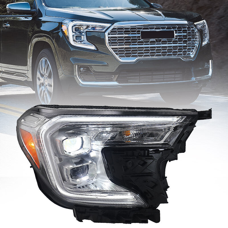 For 2022-2024 for GMC Terrain Denali Full Led DRL Dual Projector Headlight Passenger