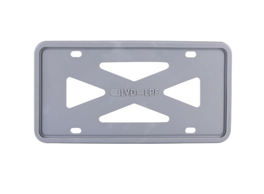 Car license plate frame cover cap trunk gray silicone suitable for Subaru