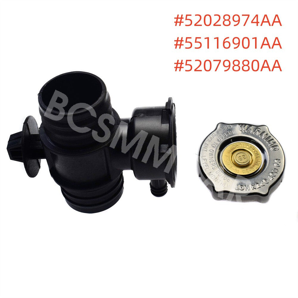 Fit For 2009-2018 for Dodge Jouney 2.4L Radiator Tank Cap Sealing Four-way Connector