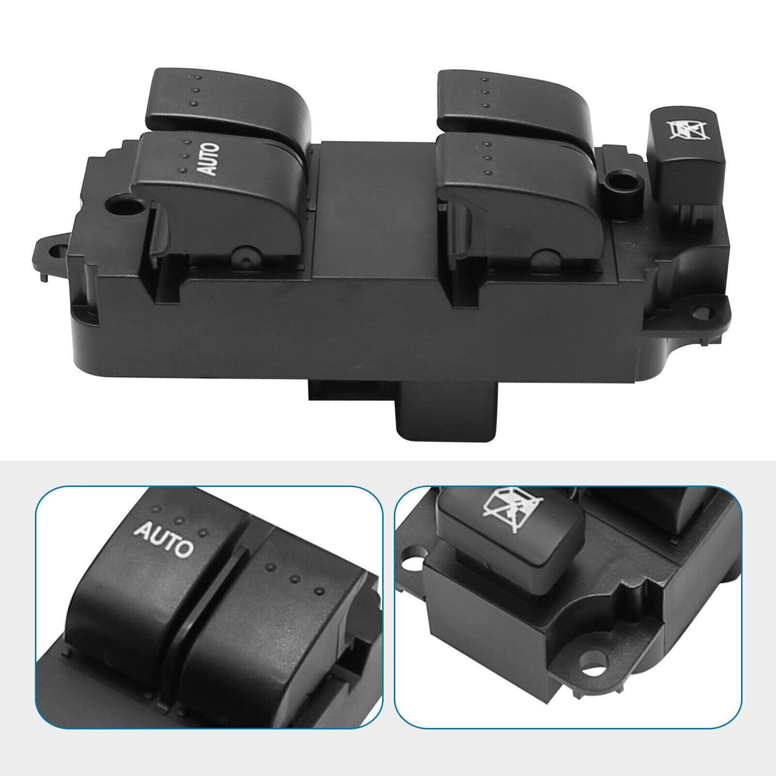 For 2004-09 Mazda3 BN8F-66-350A Master Power Window Switch Left Side 5 Button 1