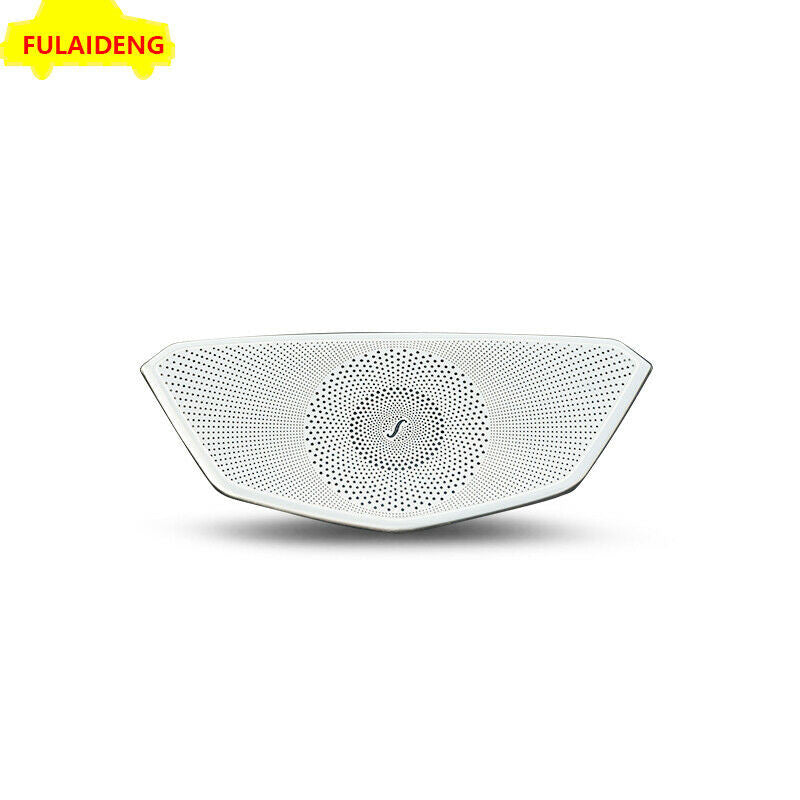 Silver Steel for Cadillac XT5 2016-2021 Car Console Dashboard Speaker Cover Trim