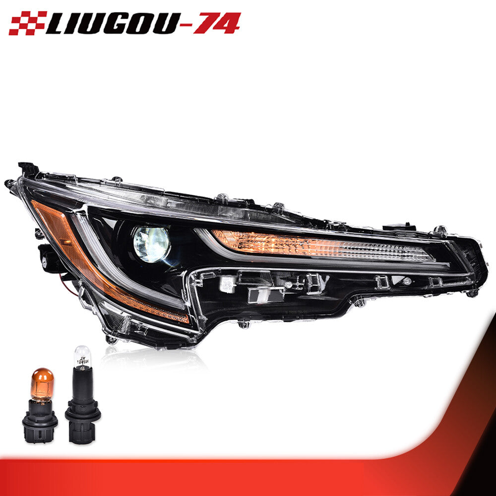 Suitable for 2020 and 2021 for Toyota for Corolla L LE LED headlight assembly (DRL, passenger side)