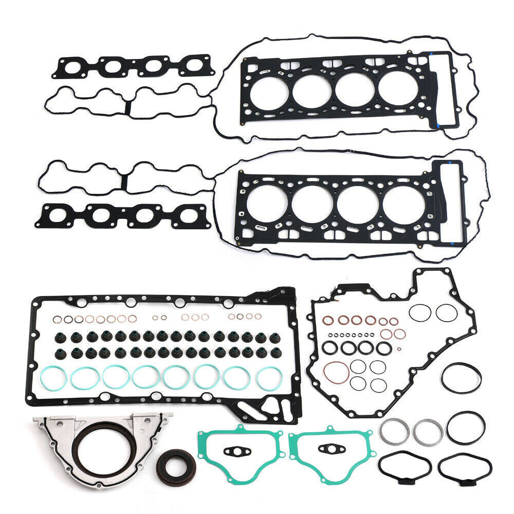 N63 Engine Overhaul Rebuilding Kit - Timing Chain Kit Pistons Rings for BMW