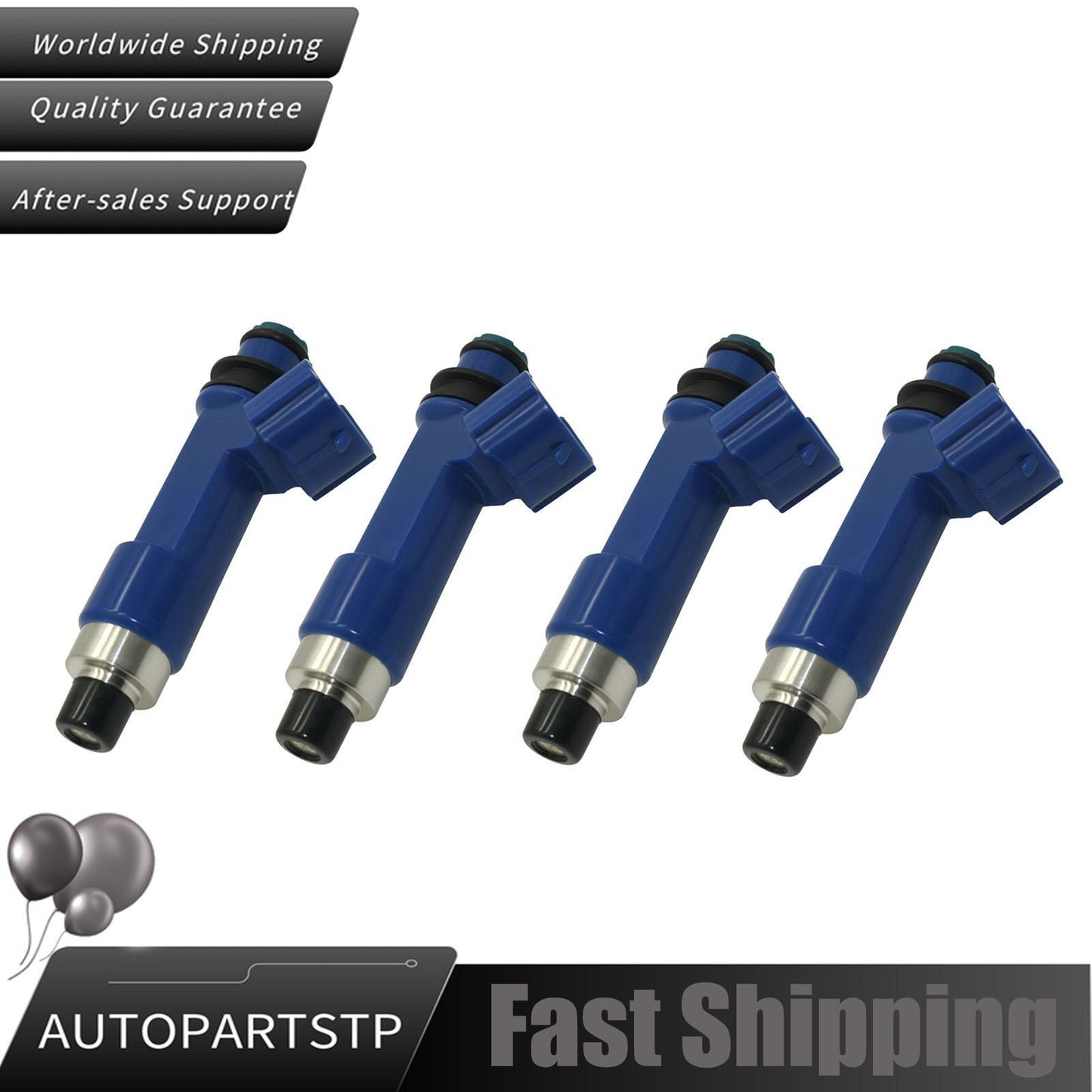Four fuel injectors suitable for Mazda for Mitsubishi 297500-1690 1465A295 Z681-13-250