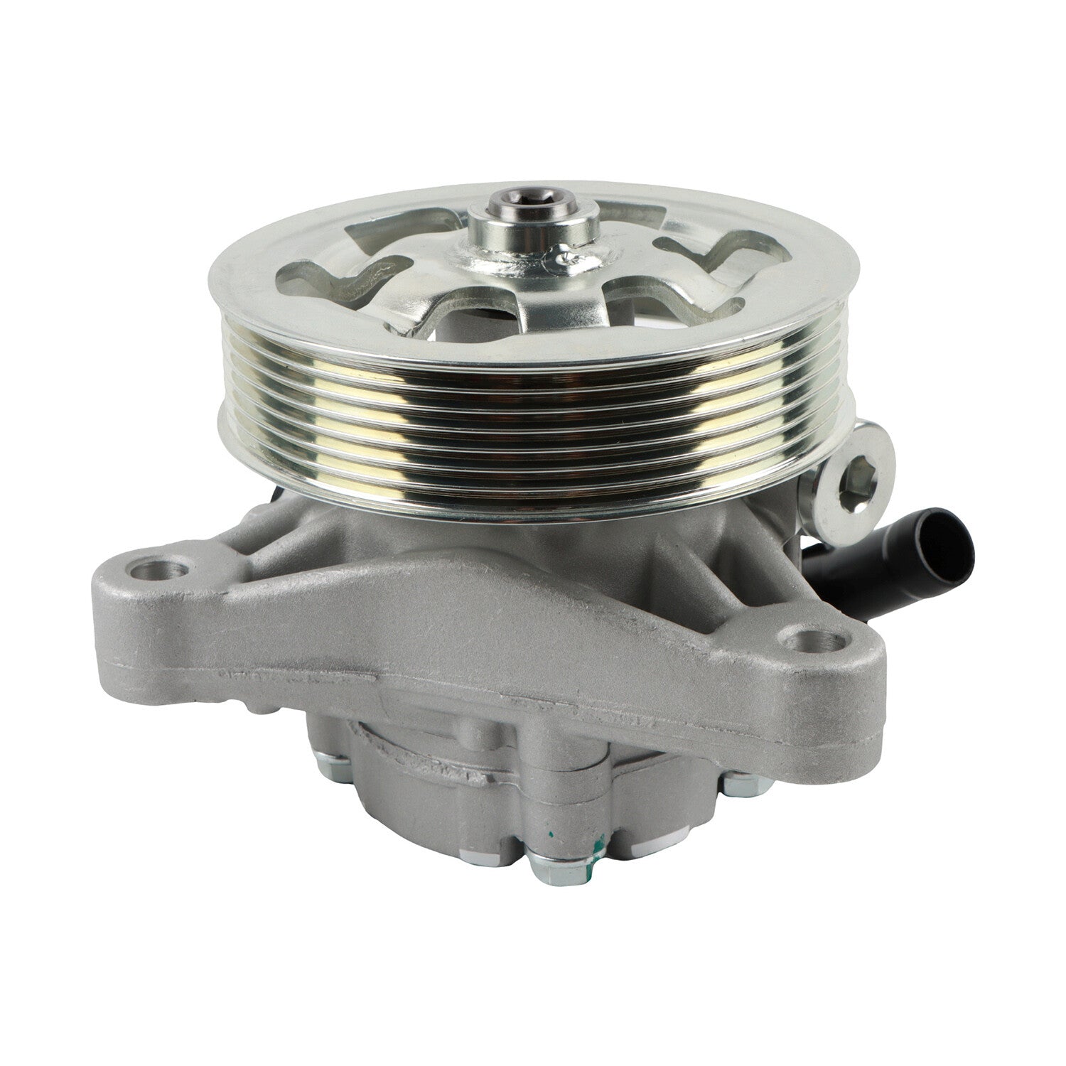 Power Steering Pump with Pulley for 2008 2009-2012 for Honda Accord L4 2.4L 21-5495