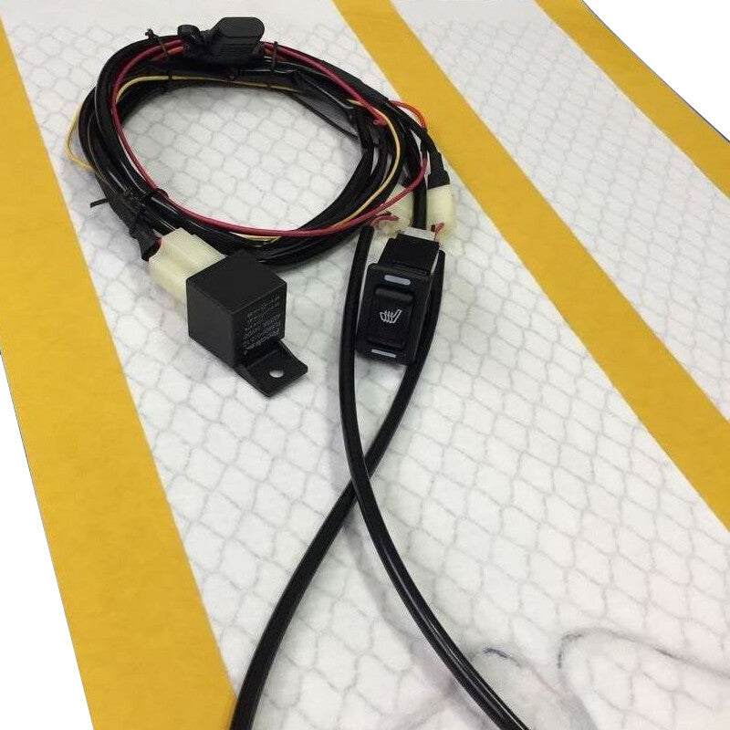 Universal Carbon Fiber Seats Heated for Seat Heater Kit Car Cushion DC 12V New