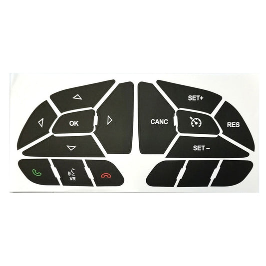 Stylish Button Repair Decals for DODGE CHARGER 2016-2022 Steering Wheels