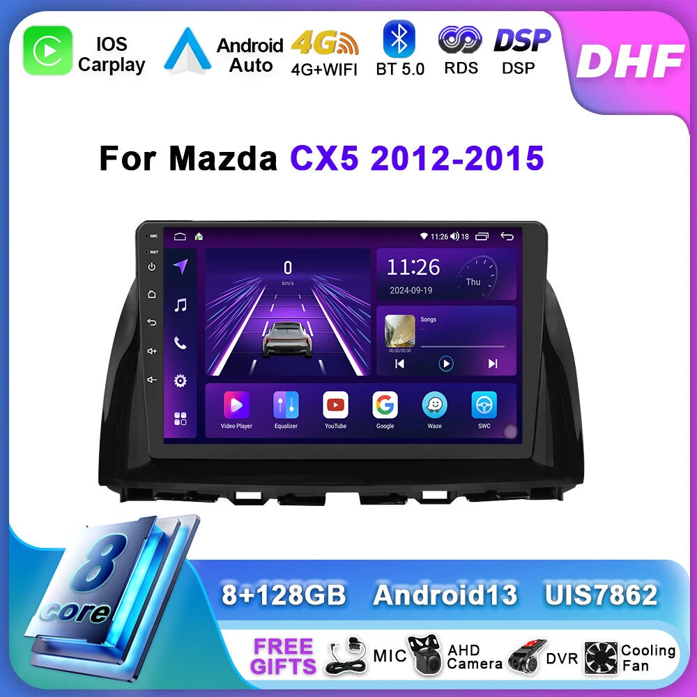 Car Multimedia for Mazda CX5 CX-5 2012-2015 Auto Radio GPS Video Player Screen