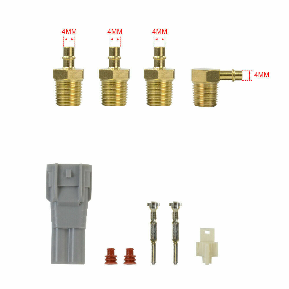 Connectors Brass For MAC Electronic Boost Control Solenoid Valve 3 Port 5.4W 12V