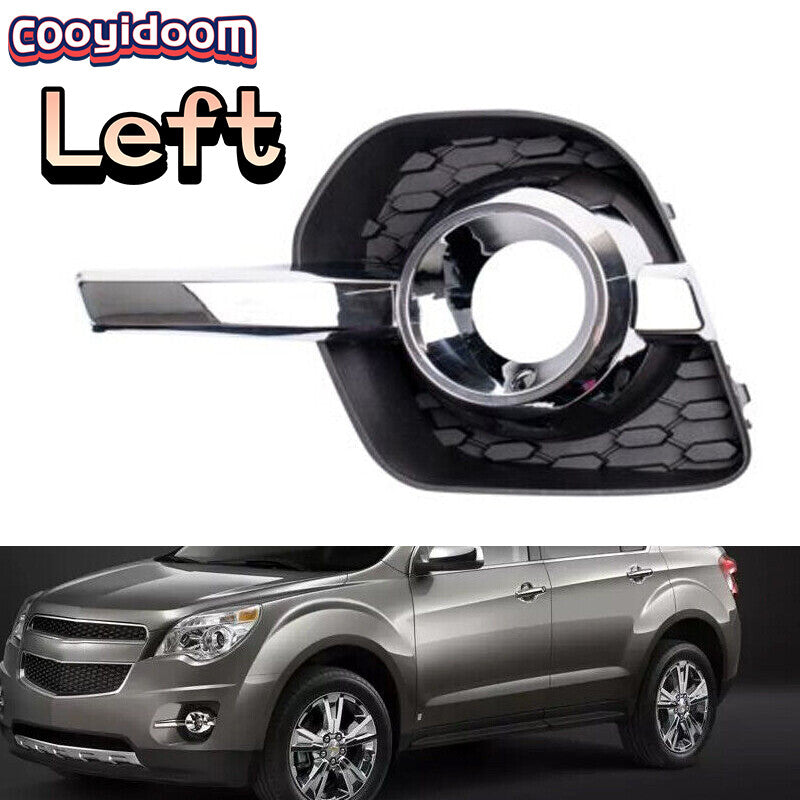 Left side: Front bumper fog light bezel for Chevrolet Equinox 2010-2015