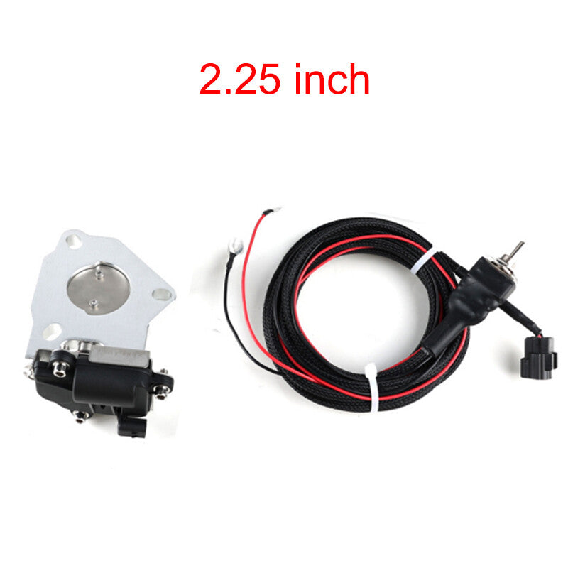 2.25 / 2.25inch Electric Exhaust Valve Control Motor Kit with Manual Switch 12V