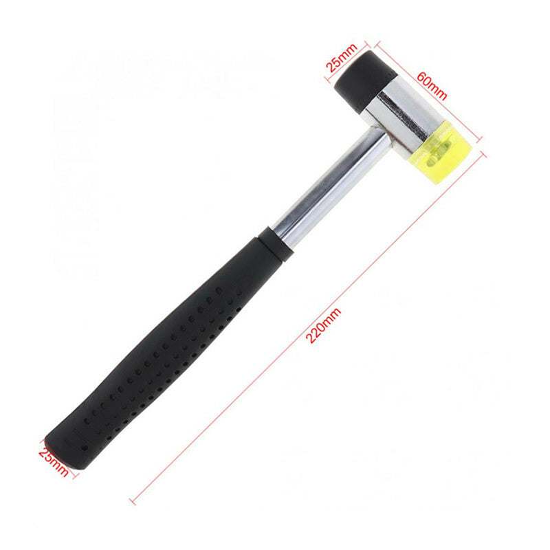 Car Body Pit Dent Removal Tap Down Repair Pen Leveling Rubber Hammer Tool Kit