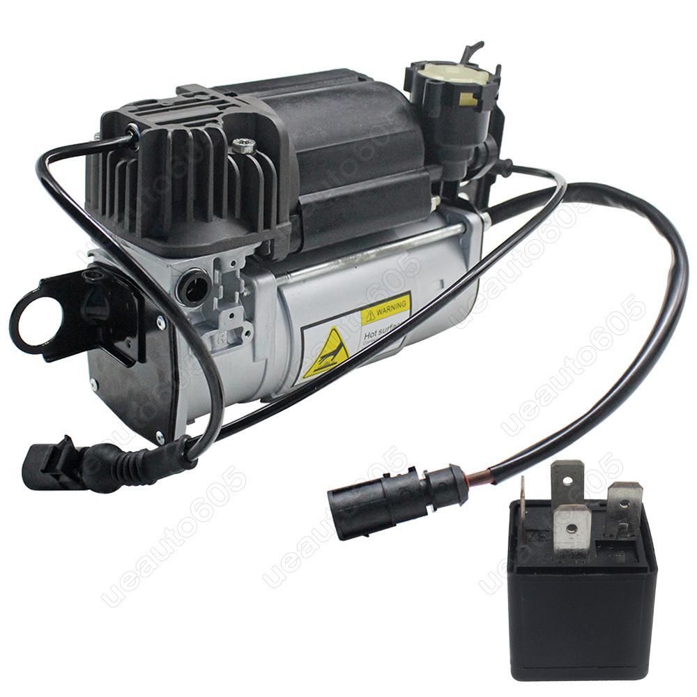 Air Suspension Compressor Pump + Relay for Audi Q7 4L / 4LB 2006-2015 7L8616006A