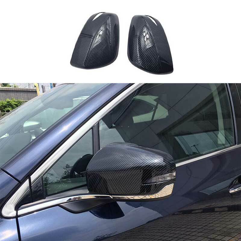 Carbon Fiber Style Rear View Side Mirror Trim Cover for Subaru Outback 2020-2023