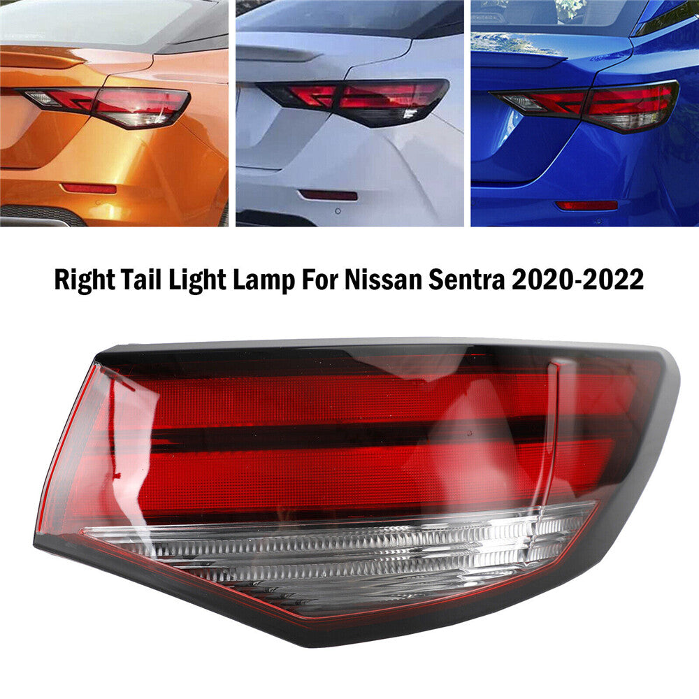 Right Side Outer Tail Light Rear Brake Stop Taillamp for Nissan Sentra 2020-2022
