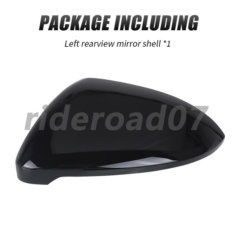 Left Side black Mirror Cover Cap for VW for Golf 7 VII variant GTI R 2013-2020