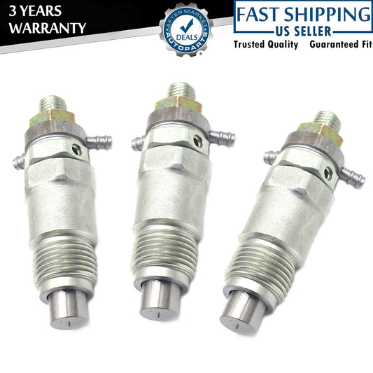 3-pack of new fuel injectors suitable for Kubota D750, D850, D950, D1302, D1402, V1702, V1902