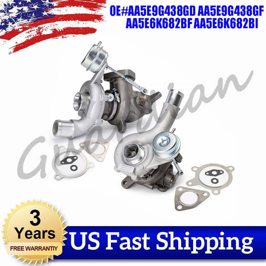 New right-hand grip + LH turbocharger AA5E9G438GD kit for Lincoln MKT and for Ford FLEX TAURUS