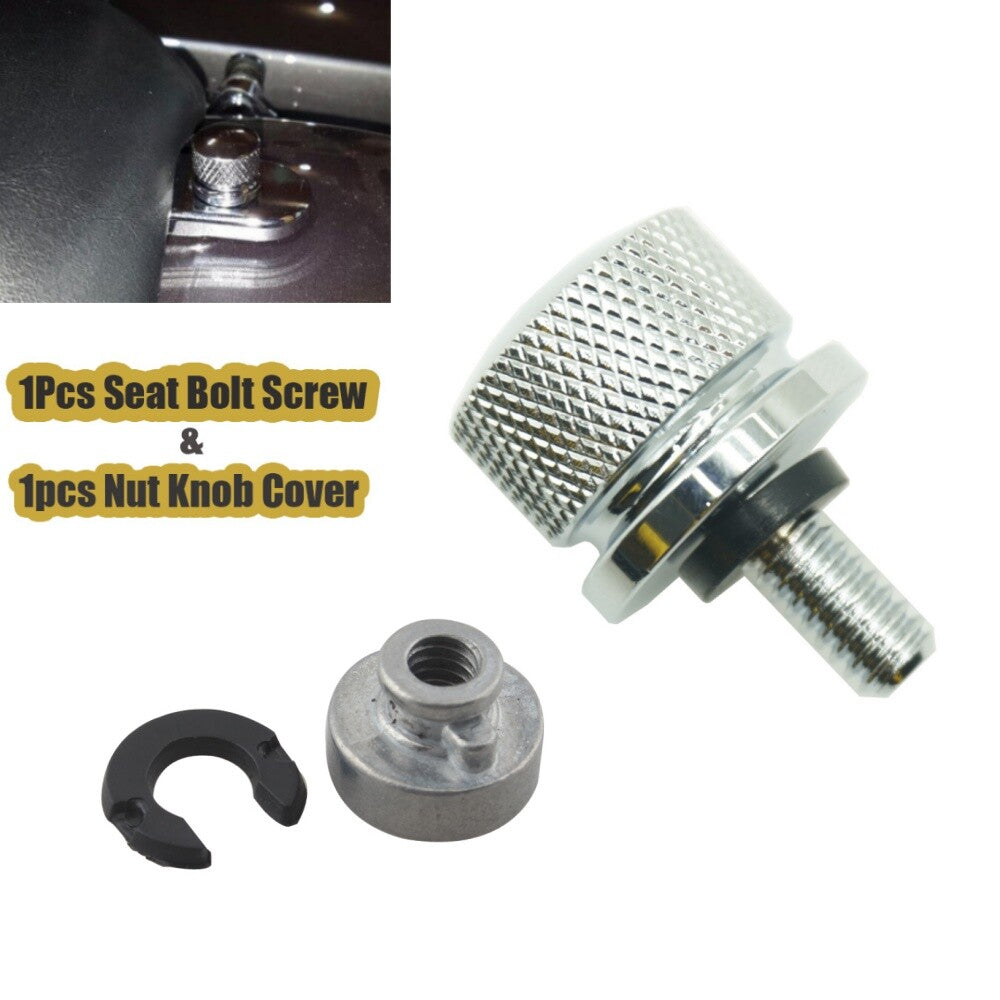 Chrome Rear Fender for Seat Bolt Screw Nut Mount Kit for Harley Sportster 1996-2023