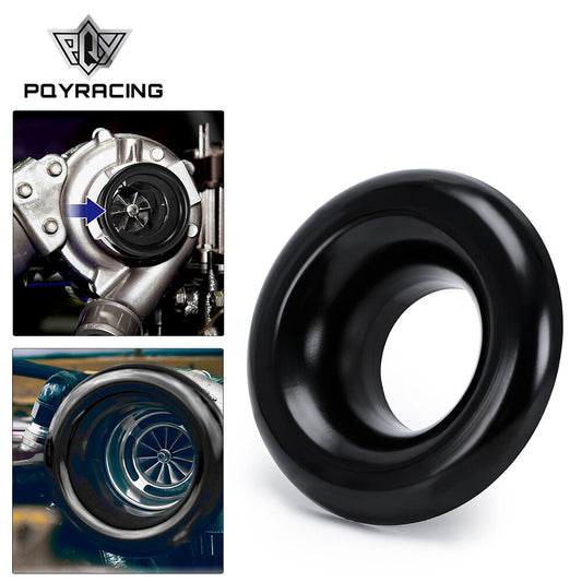 3 black Short for Ram Cold Air Intake Turbo Horn Aluminum Velocity Stack Adapter