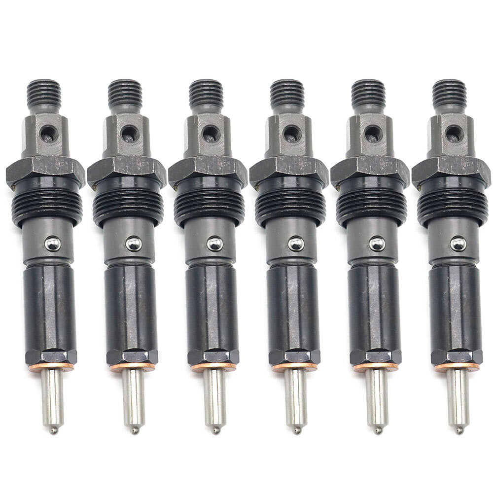 6 fuel injectors, model 0432131837, for first-generation for Dodge 5.9L engines (1989-1993-).