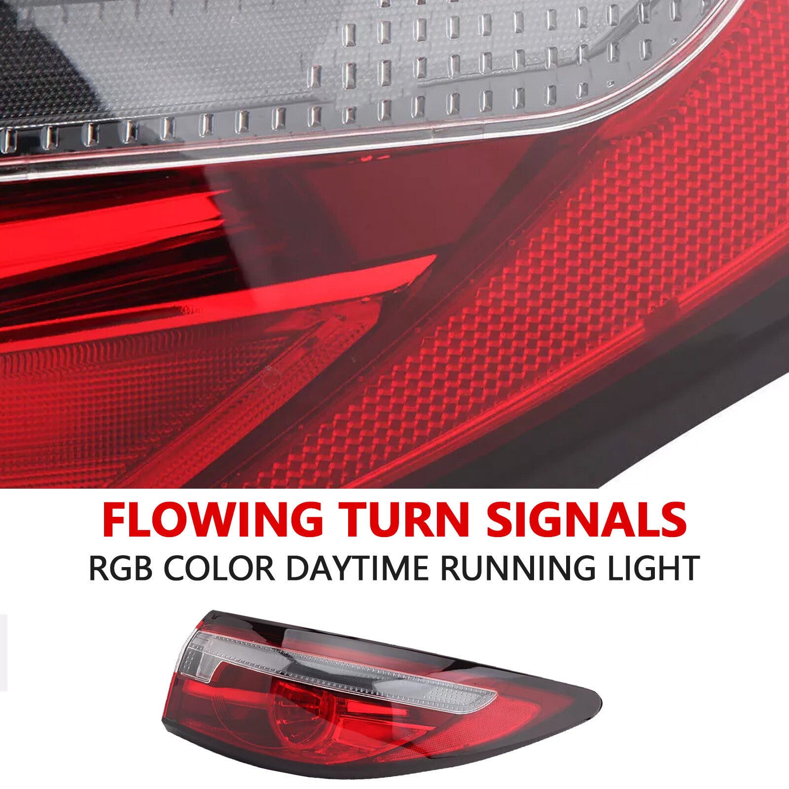 Right Tail Light for Mazda 6 ATENZA 2018 2019-2022 Passenger Rear Brake Lamp NE2