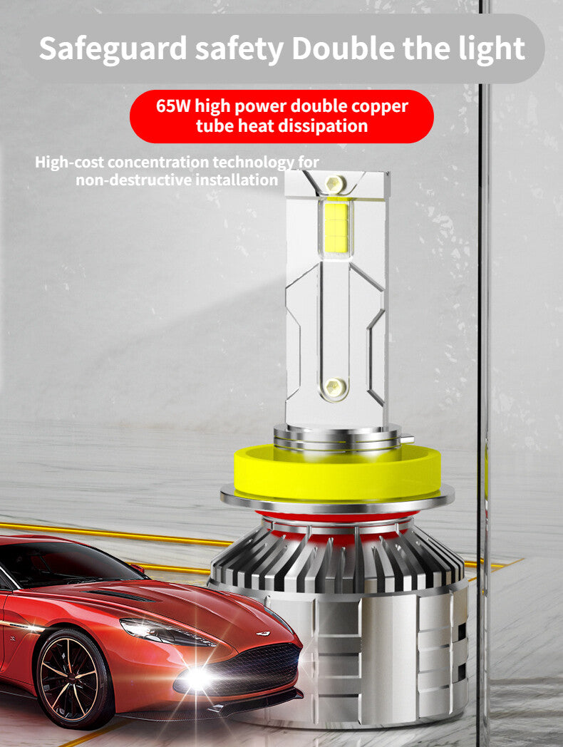 2x 9005 Headlight Super Bright Bulbs Kit 6000K 8400LM Hight Power While 12 chips
