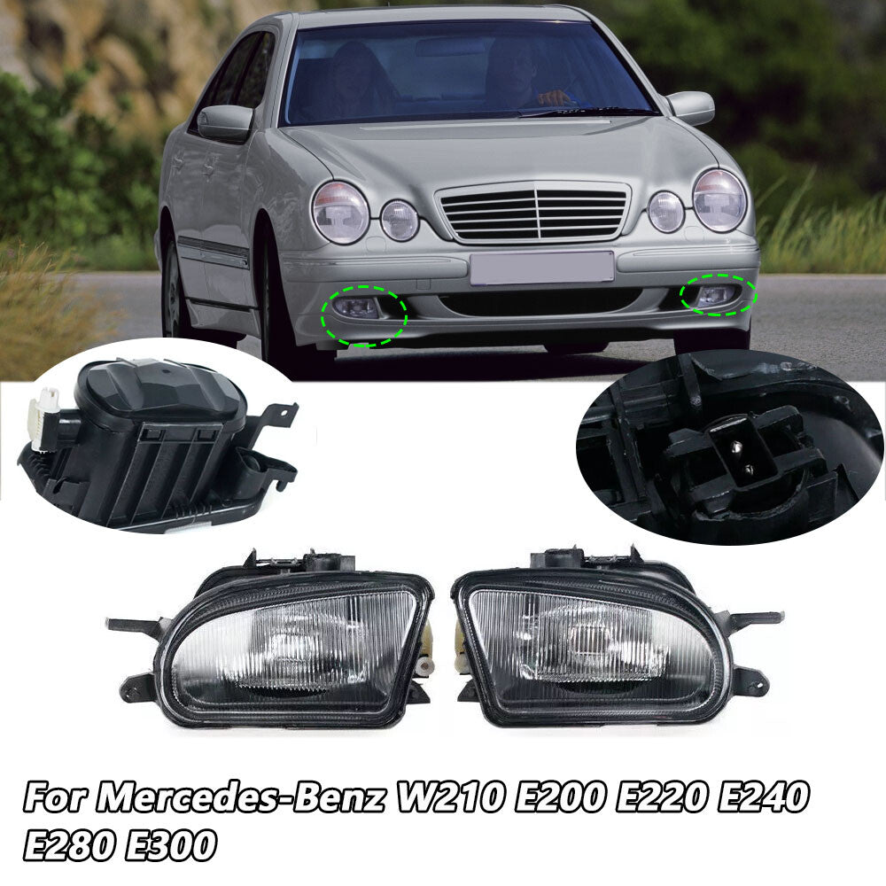 for Mercedes-Benz W210 E200 E220 E240 E280 E300 new Front Fog Light Pair