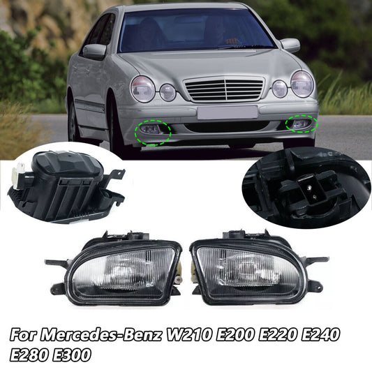for Mercedes-Benz W210 E200 E220 E240 E280 E300 new Front Fog Light Pair