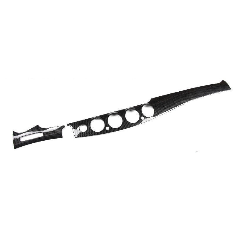 Car for Benz E-Class 16-21 ABS Carbon Fiber Middle Console Dashboard Panel Trim
