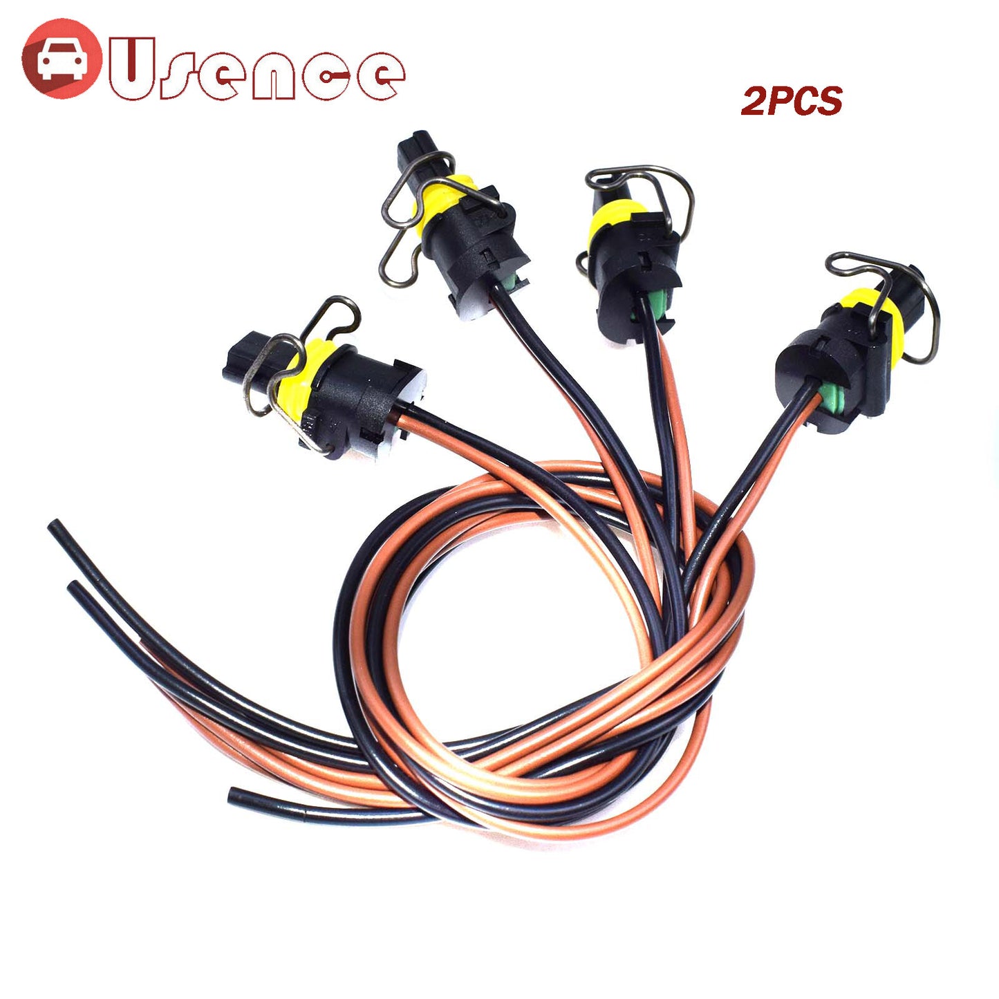 4PCS VGT Solenoid IPR Pigtail Connector for Ford 6.0L F250