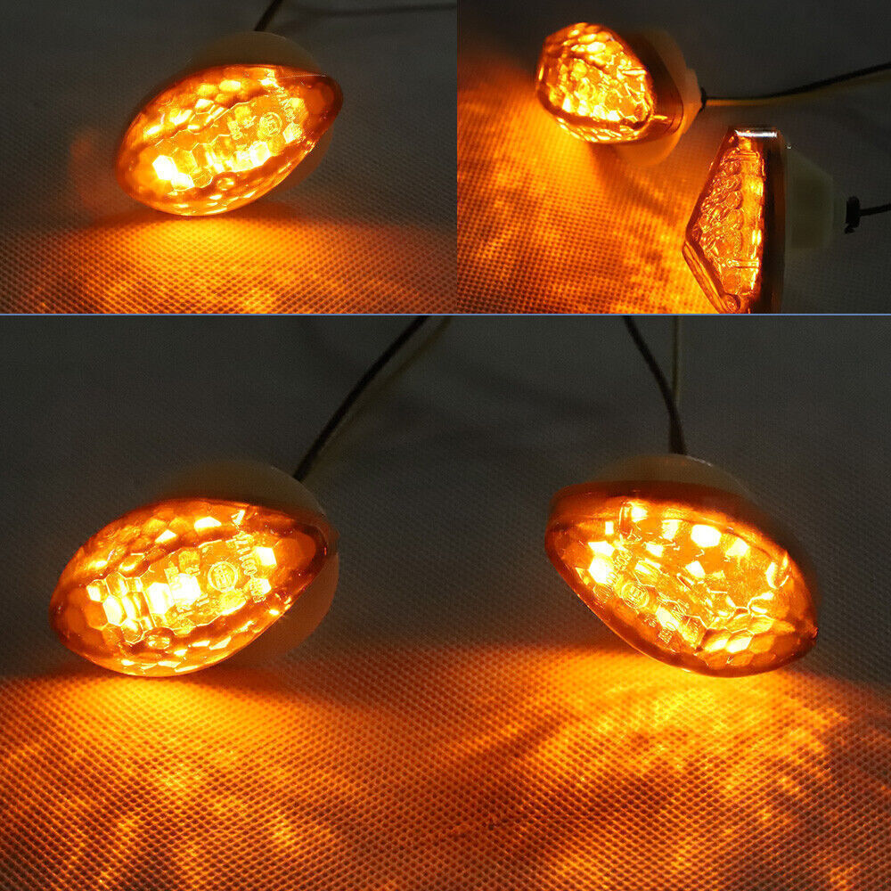 2X Motorcycle LED Turn Signal Amber Light for Honda CBR900RR CBR929RR CBR954RR
