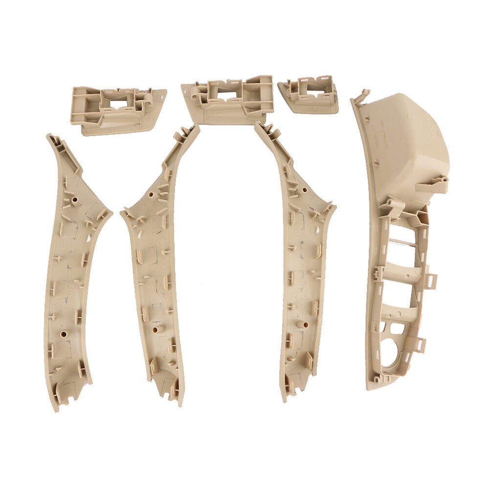 7-piece window switch panel cover and door handle for BMW F10 F18 LHD lift frame panel