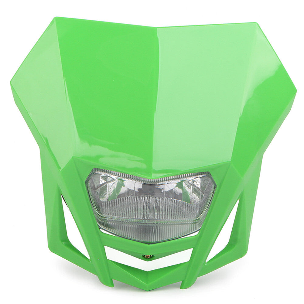 12V H4 Dirt Bikes Headlight Fairing for Kawasaki KLX XR CRF DRZ RMZ Green Motor