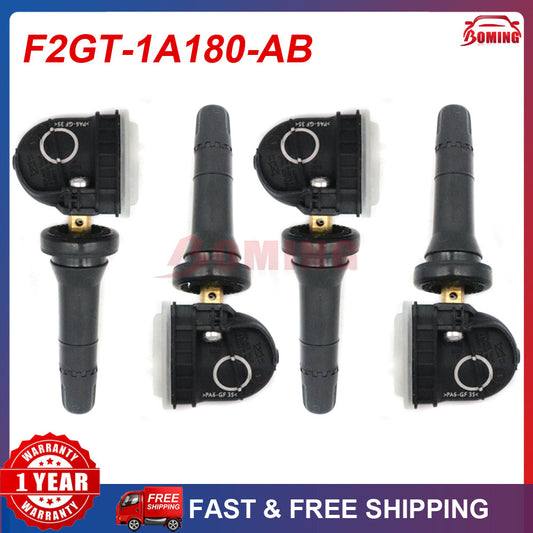 Set of 4 F2GT-1A180-AB TPMS TIRE PRESSURE SENSORS for FORD F-150 for MUSTANG