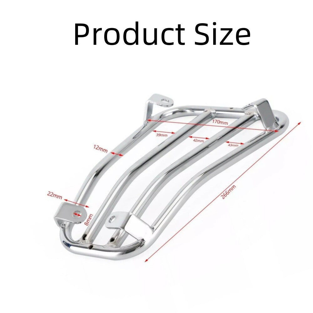 Chrome Floor Board Rack Carrier Matt For Vespa Primavera Sprint 50-150cc iGet 3V