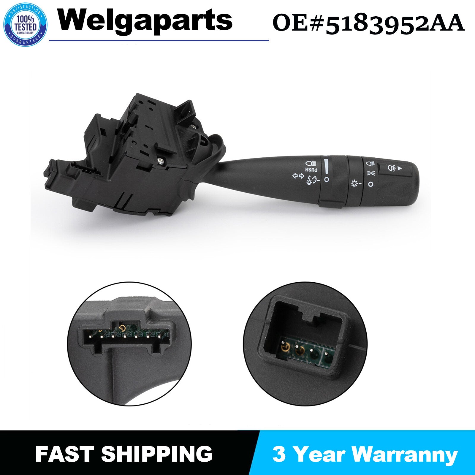 Turn Signal Mutifunction Switch 5183952AA for Dodge Caliber Avenger for Jeep Patriot