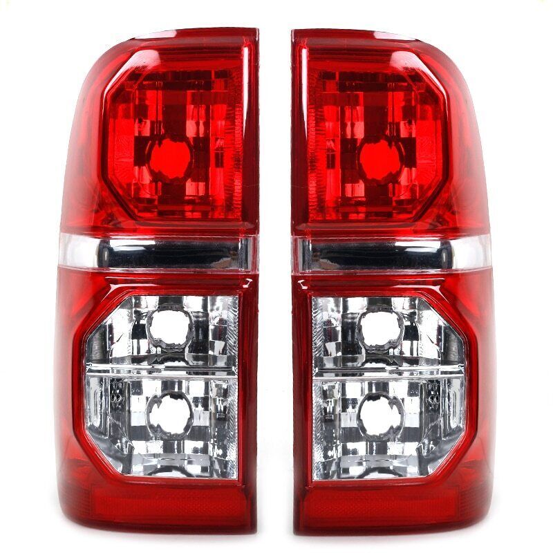 Pair for Toyota Hilux 2005-2015 Tail Light Brake Lamp With Harness Without Bulbs
