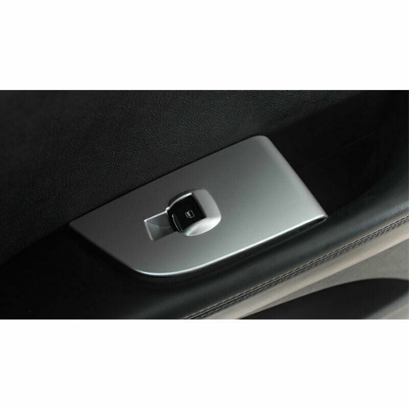 for Lincoln MKX 2016-2018 Silver Car Window Lift Switch Button Panel Cover Trim