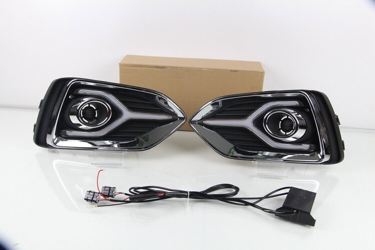 for Hyundai Accent 2018-2020 DRL Daytime Running Fog Light W/Turn Signal Lamps