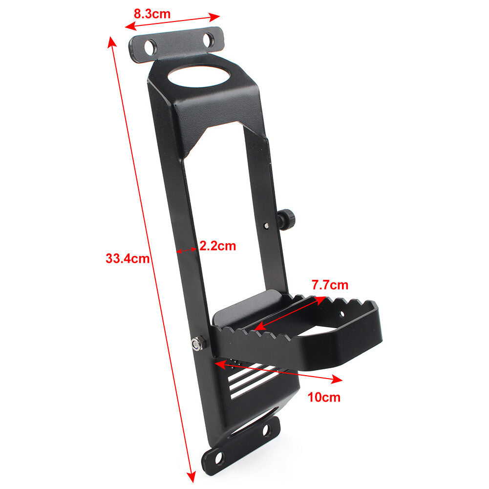 Door Hinged Step Pedals Foot Pegs for Jeep for Wrangler JK JL