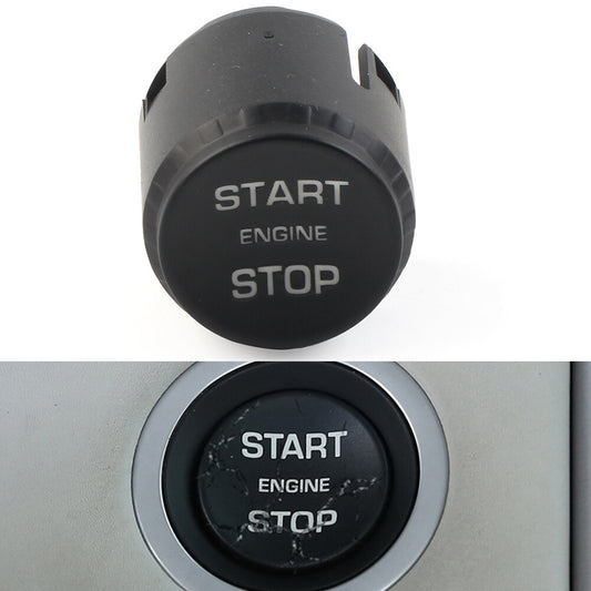 Start Stop Engine Switch Push Button Cover for Range Rover Evoque Sport Black