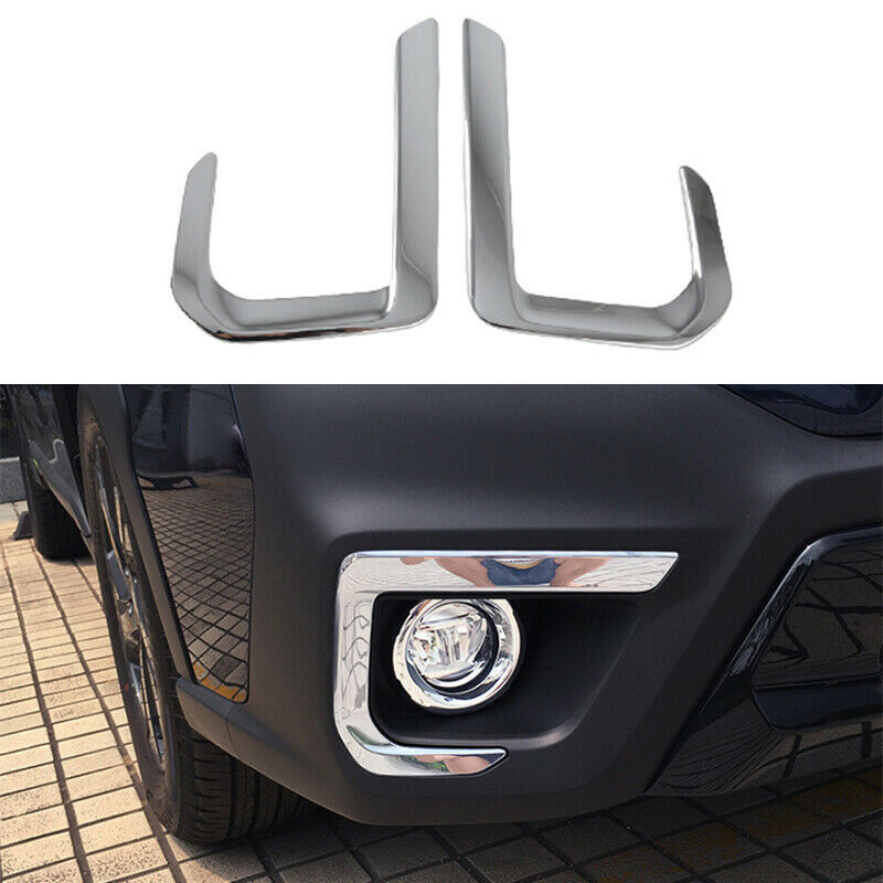 for Subaru Outback 2020-2023 ABS Chrome Front Fog Light Lamp Eyebrow Cover Trim