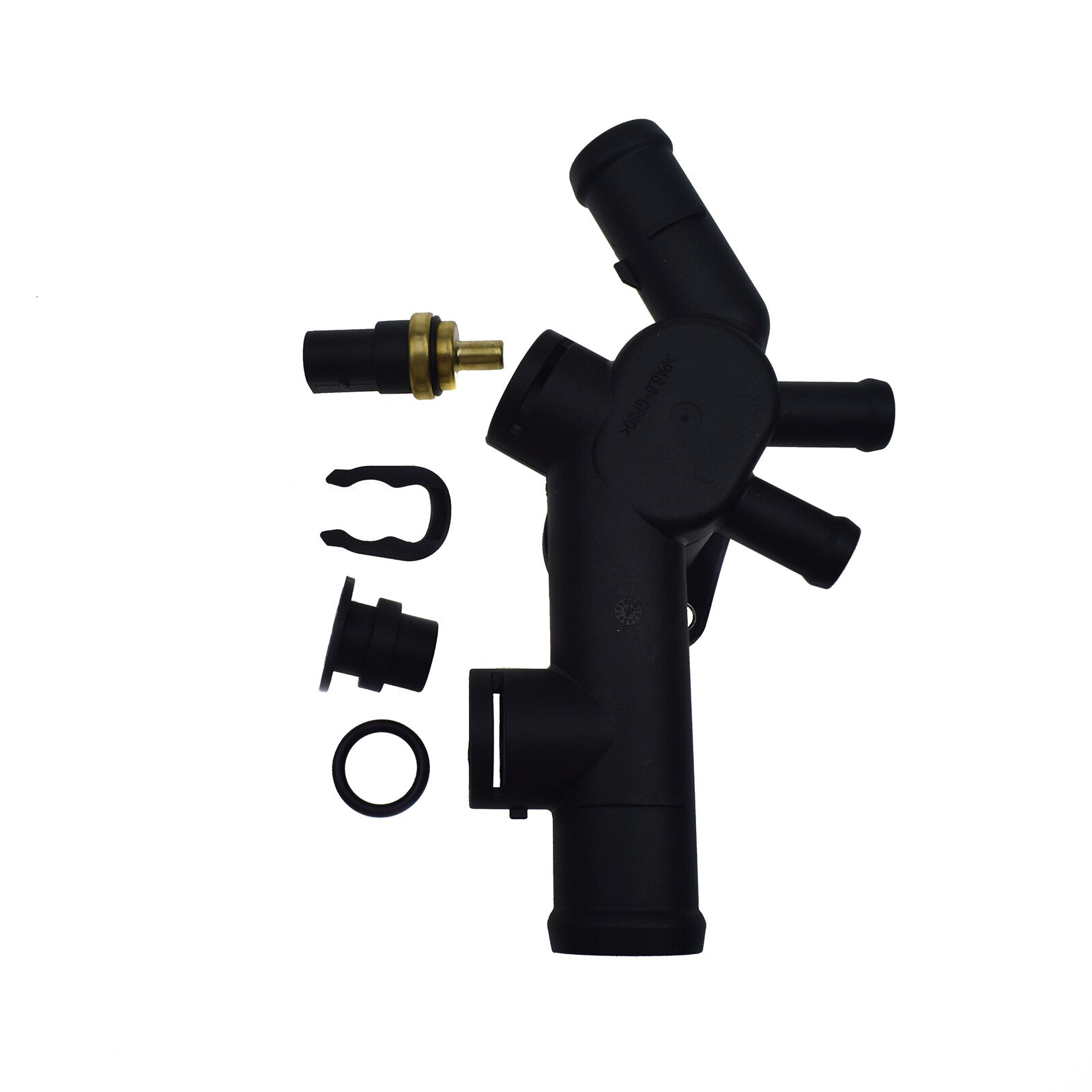 Coolant hose flange with gasket circular sensor kit for 98-05 for Volkswagen Beetle 2.0L